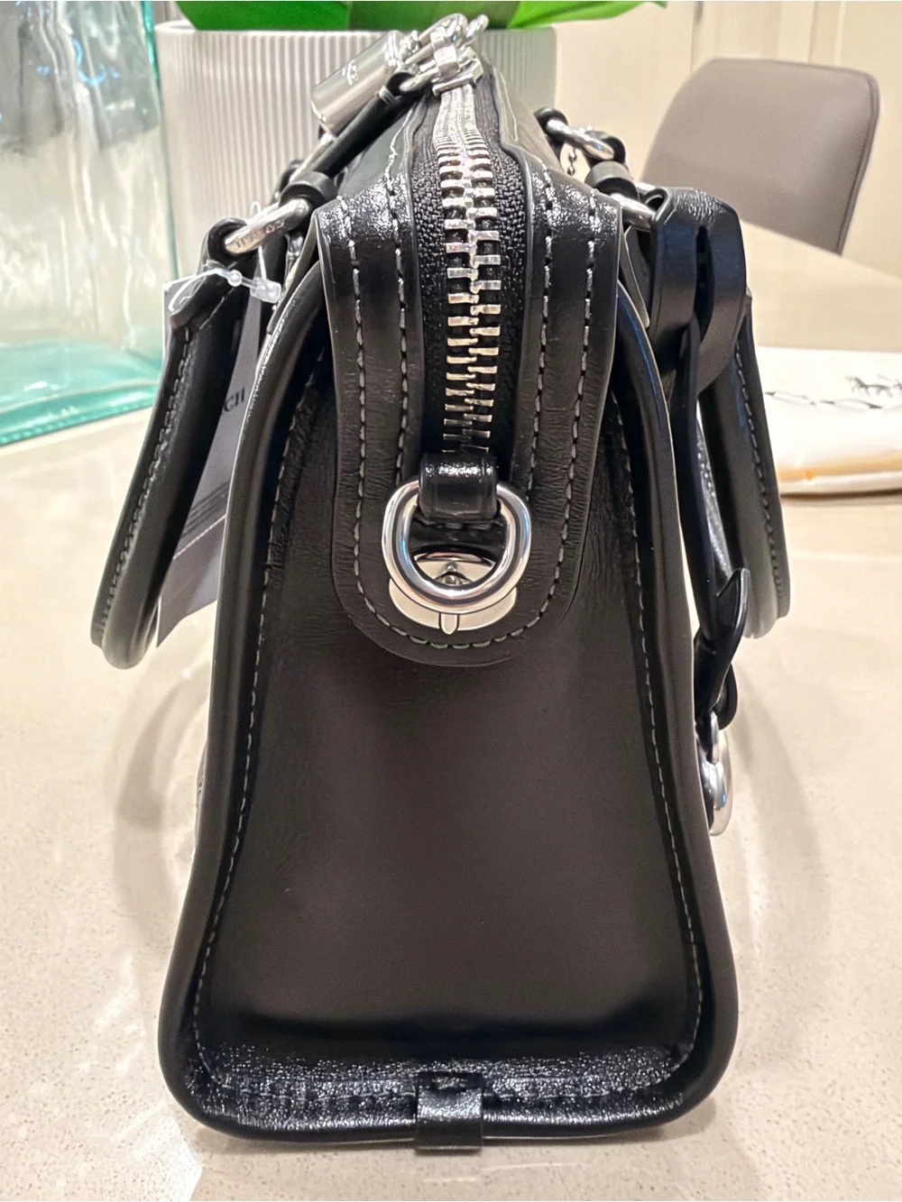 Coach Rhyder Satch Bag 24 in Black